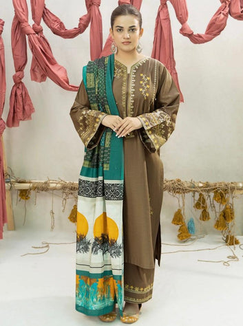 Urge Embroidered Lawn 3Pc