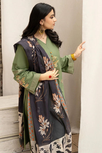 Urge Embroidered Lawn 3Pc
