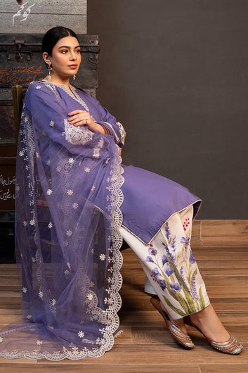 Shah jahan Embroidered Lawn 3Pc