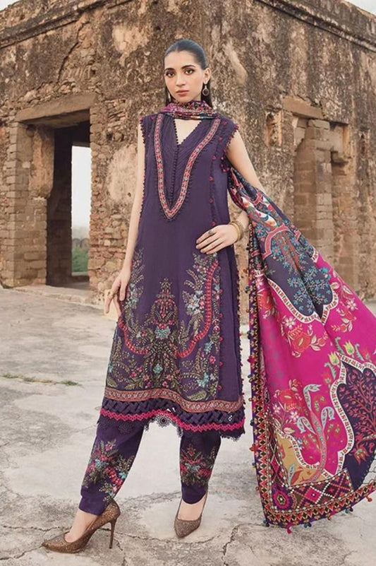 Heavy Embroidered Lawn 3Pc